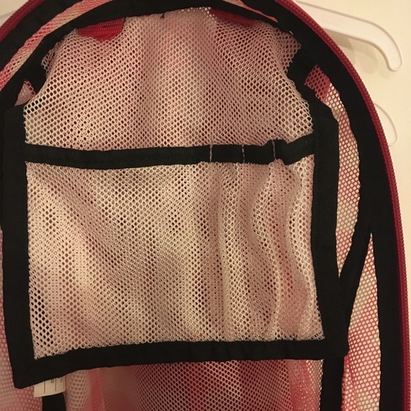 ?RARE? Nike Brasilia XL Mesh PLAID Backpack PINK/WHITE PLAID main image 5